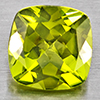 Natural Green Peridot 1.04 Ct. Cushion Shape 6.1 Mm Gemstones From Pakistan