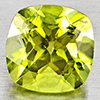 Natural Green Peridot 1.01 Ct. Cushion Shape 6 Mm Gemstones From Pakistan