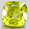 Natural Green Peridot 1.09 Ct. Cushion Shape 6.1 Mm Gemstones From Pakistan