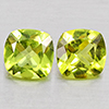 Natural Green Peridot 1.67 Ct. 2Pcs Cushion Shape 6 Mm Gemstones From Pakistan Natural Green Peridot 1.67 Ct. 2Pcs Cushion Shape 6 Mm Gemstones From Pakistan