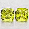 Natural Green Peridot 2.24 Ct. 2Pcs Cushion Shape 6 Mm Gemstones From Pakistan Natural Green Peridot 2.24 Ct. 2Pcs Cushion Shape 6 Mm Gemstones From Pakistan