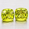 Natural Green Peridot 2.74 Ct. 2Pcs Cushion Shape 6 Mm Gemstones From Pakistan Natural Green Peridot 2.74 Ct. 2Pcs Cushion Shape 6 Mm Gemstones From Pakistan