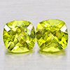 Natural Green Peridot 2.01 Ct. 2Pcs Cushion Shape 6 Mm Gemstones From Pakistan Natural Green Peridot 2.01 Ct. 2Pcs Cushion Shape 6 Mm Gemstones From Pakistan