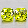 Natural Green Peridot 2.40 Ct. 2Pcs Cushion Shape 6 Mm Gemstones From Pakistan Natural Green Peridot 2.40 Ct. 2Pcs Cushion Shape 6 Mm Gemstones From Pakistan