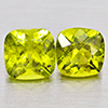 Natural Green Peridot 2.24 Ct. 2Pcs Cushion Shape 5.9 Mm Gemstones From Pakistan Natural Green Peridot 2.24 Ct. 2Pcs Cushion Shape 5.9 Mm Gemstones From Pakistan