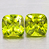 Natural Green Peridot 2.15 Ct. 2Pcs Cushion Shape 6 Mm Gemstones From Pakistan Natural Green Peridot 2.15 Ct. 2Pcs Cushion Shape 6 Mm Gemstones From Pakistan