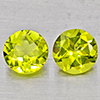 Natural Green Peridot 1.63 Ct. 2 Pcs Round Shape 6.1 Mm Gemstones from Pakistan Natural Green Peridot 1.63 Ct. 2 Pcs Round Shape 6.1 Mm Gemstones from Pakistan