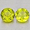 Natural Green Peridot 1.57 Ct. 2 Pcs Round Shape 6 Mm Gemstones from Pakistan Natural Green Peridot 1.57 Ct. 2 Pcs Round Shape 6 Mm Gemstones from Pakistan