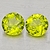 Natural Green Peridot 1.65 Ct. 2 Pcs Round Shape 6.1 Mm Gemstones from Pakistan Natural Green Peridot 1.65 Ct. 2 Pcs Round Shape 6.1 Mm Gemstones from Pakistan