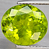 Natural Green Peridot 6.09 Ct. Oval Shape 11.7 x 10.4 Mm Gemstone From Pakistan