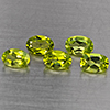 Natural Green Peridot 2.86 Ct. 5 Pcs Oval Shape 6.2 x 4.2 Mm Gemstones From Pakistan