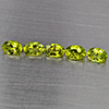 Natural Green Peridot 2.75 Ct. 5 Pcs Oval Shape 6.2 x 4.2 Mm Gemstones From Pakistan