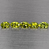 Natural Green Peridot 2.74 Ct. 5 Pcs Oval Shape 6.3 x 4.3 Mm Gemstones From Pakistan