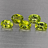 Natural Green Peridot 2.94 Ct. 5 Pcs Oval Shape 6.1 x 4.1 Mm Gemstones From Pakistan