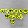 Natural Green Peridot 6.29 Ct. 11 Pcs Round Shape 5.2 Mm Gemstones from Pakistan