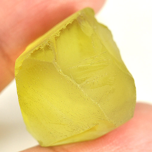 Unheated 30.63 Ct. Natural Yellow Quartz Rough Gemstone