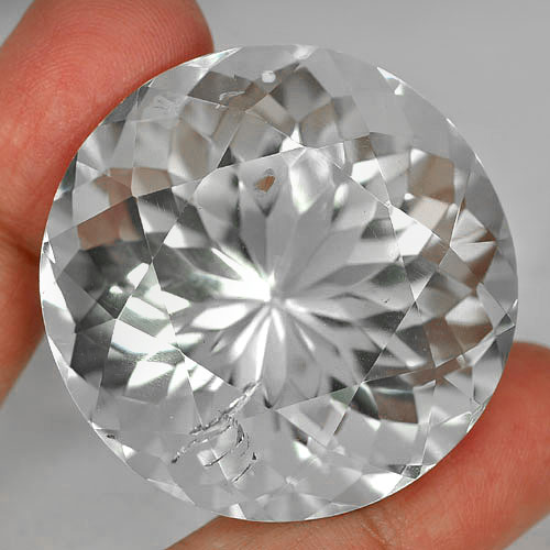 Nice Gemstone 175.00 Ct. Round Shape Natural White Quartz