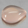 Unheated 10.68 Ct. Pear Cabochon Natural Rose Pink Quartz From Brazil Unheated 10.68 Ct. Pear Cabochon Natural Rose Pink Quartz From Brazil