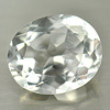 Certified Unheated 3.96 Ct. Natural Gemstone White Quartz Oval Shape