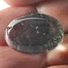 36.68 Ct. Oval Cabochon Natural White Green Moss Quartz Unheated
