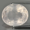 7.56 Ct. Oval Shape Natural Rose Pink Quartz Gemstone Unheated
