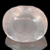 Rose Pink Quartz 29.88 Ct. VVS Oval Shape 20 x 17.2 Mm. Natural Gemstone Brazil
