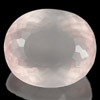 Rose Pink Quartz 37.44 Ct. VVS Oval Shape 24 x 20 Mm. Natural Gemstone Brazil