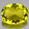 Quartz Yellow Lemon 52.01 Ct. Clean Oval 27 x 22 x 14.5 Mm. Natural Gem Unheated