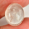 7.57 Ct. Oval Cabochon Natural White Brown Rutilated Quartz Gemstone
