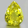 Yellow Lemon Quartz 40.27 Ct. Clean Pear Shape 26 x 19.7 Mm. Natural Gem Brazil