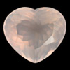Pink Quartz 35.87 Ct. Heart Shape 24 x 22 Mm. Clean Natural Gemstone From Brazil