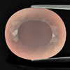 Rose Pink Quartz 31.51 Ct. Clean Oval Shape 23 x 19.6 Mm. Natural Gemstone