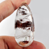 Moss Quartz Birds Carving Inner 125 Ct. Pear Cabochon Natural Gemstone Unheated