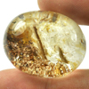 Brown White Moss Quartz 93.36 Ct. Oval Cabochon 31 x 24 Mm. Natural Gemstone