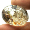 Brown White Moss Quartz 80.99 Ct. Oval Cabochon 30 x 23 Mm. Natural Gemstone