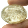 White Moss Quartz 64.61 Ct. Oval Cabochon 29 x 22 Mm. Natural Gemstone Unheated