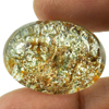 Multi-Color White Moss Quartz 43.00 Ct. Oval Cabochon 27 x 20 Mm. Natural Gem