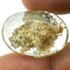 Brown White Moss Quartz 29.96 Ct. Oval Cabochon 24 x 17.3 Mm. Natural Gemstone