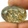 Brown White Quartz 39.93 Ct. Oval Cabochon 26 x 18.6 Mm. Natural Gemstone