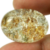 Brown White Moss Quartz 34.82 Ct Oval Cabochon 24 x 18.5 Mm Natural Gem Unheated
