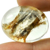 Brown White Quartz 59.21 Ct. Oval Cabochon 27 x 21 Mm. Natural Gemstone Unheated