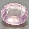 Natural Rose Pink Quartz 5.61 Ct. Oval Shape 13.2 x 10.7 Mm Gemstone From Brazil