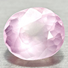 Natural Rose Pink Quartz 3.00 Ct.Oval Shape 10 x 8.5 Mm Gemstone From Brazil