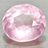 Natural Rose Pink Quartz 2.37 Ct.Oval Shape 9.4 x 8.3 Mm Gemstone From Brazil