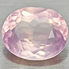 Natural Rose Pink Quartz 9.53 Ct.Oval Shape 15.6 x 12.6 Mm Gemstone From Brazil