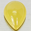 Natural Yellow Lemon Quartz 36.95 Ct. Pear Cabochon Shape 25 x 18 Mm Gemstone