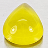 Natural Yellow Lemon Quartz 20.10 Ct. Pear Cabochon Shape 20 x 16 Mm Gemstone