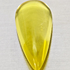 Natural Yellow Lemon Quartz 22.84 Ct. Pear Cabochon Shape 31 x 13.4 Mm Gemstone
