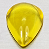 Natural Yellow Lemon Quartz  13.63 Ct. Pear Cabochon Shape 19.6 x 14.3  Mm Gemstone From Brazil
