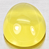 Natural Yellow Lemon Quartz 24.34 Ct. Oval Cabochon Shape 19 x 16.8 Mm Gemstone